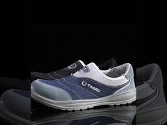 Sapatos de trabajo de Kevlar de suela media antiproof Unisex Sapatos de trabajo de suéter de PU Sapatos de seguridad industrial