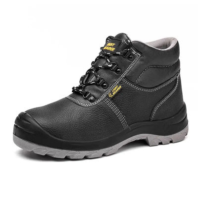 comprar Zapatos de trabajo de seguridad de pie de acero S3 Zapatos de trabajo de cuero genuino para hombres online manufacture