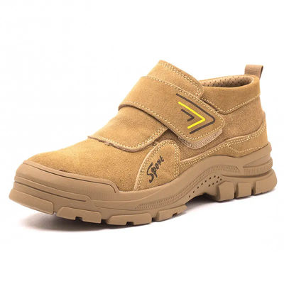 comprar Botas amarillas resistentes a altas temperaturas botas de trabajo de pie de acero unisex para soldadores online manufacture