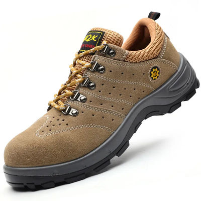 comprar Zapatos de trabajo de cuero suede de PU Unisex Zapatos de seguridad para el otoño online manufacture