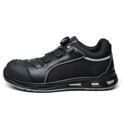 comprar Zapatos de piel de vaca negros hombres duraderos zapatos de seguridad negros resistentes al deslizamiento online manufacture