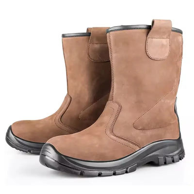 comprar Brown Nubuck Botas altas de rodilla Impermeables a los deslizamientos y resistentes al aceite online manufacture