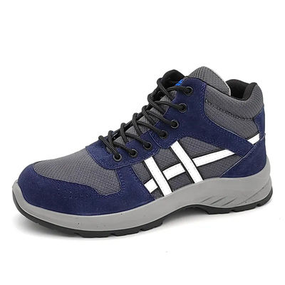 comprar Botas de trabajo de pie de acero Botas de construcción industriales azules online manufacture