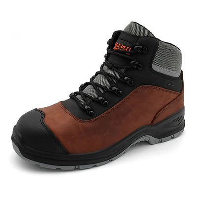 comprar Sapatos Casual de Cuero Crazy Horse Sapatos de seguridad de corte alto para hombres online manufacture