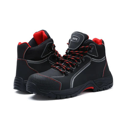 comprar Botas de trabajo de excursión de cuero de Nubuck Botas de caminata impermeables para hombres online manufacture