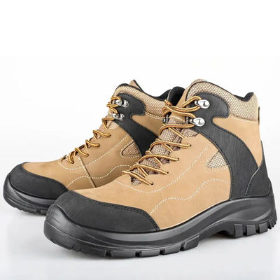 comprar Zapatos de trabajo con gorra de pie de acero amarillo CE hombres botas Nubuck para invierno online manufacture