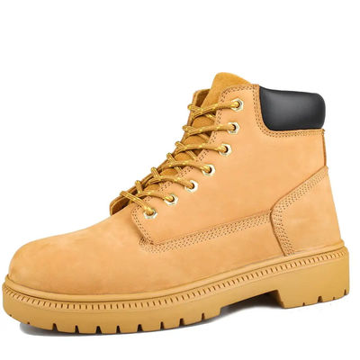 comprar Zapatos deportivos de pie de cuero de acero Nubuck de peso ligero Botas de trabajo transpirables online manufacture