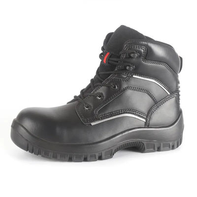 comprar Botas de rodilla negra resistentes al deslizamiento Botas de minería de pie de acero personalizadas online manufacture