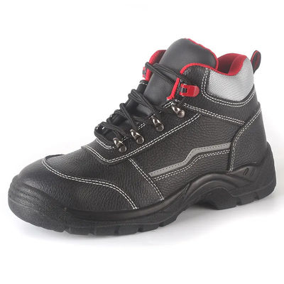 comprar Botas de trabajo de seguridad industrial resistentes a las perforaciones Calzado de cuero genuino para minería online manufacture