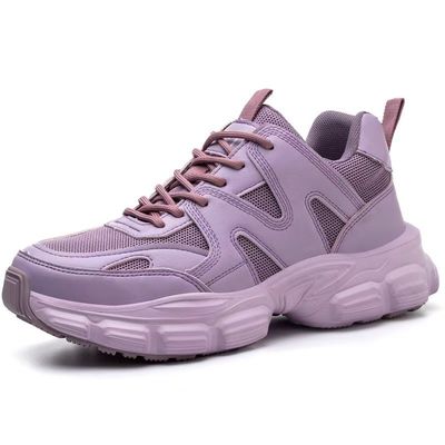 comprar Zapatos de seguridad unisex para mujeres Zapatos de pie de acero rosa amarillo púrpura online manufacture