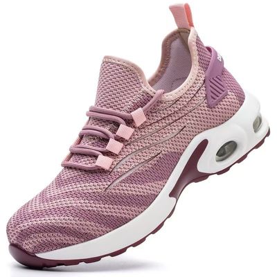 comprar Anti-punción / romper zapatos de seguridad para mujeres de acero zapatillas de entrenamiento con tapa de dedos online manufacture