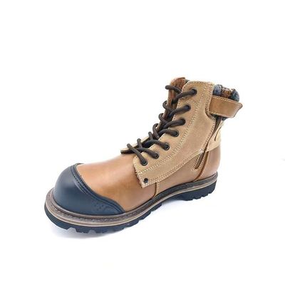 comprar Botas de estilo Martin de pie de acero con pie redondo y suela exterior de goma para soporte del tobillo online manufacture