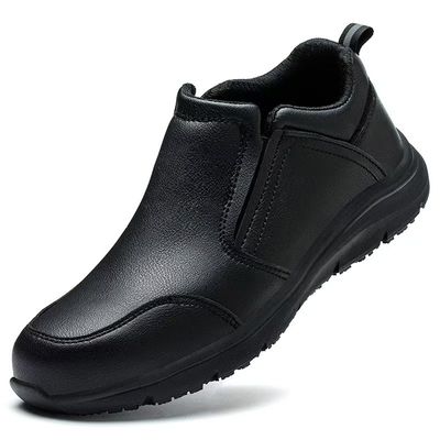 comprar Calzado de seguridad duradero, cómodo, negro, resistente al deslizamiento, zapatos antipunción online manufacture
