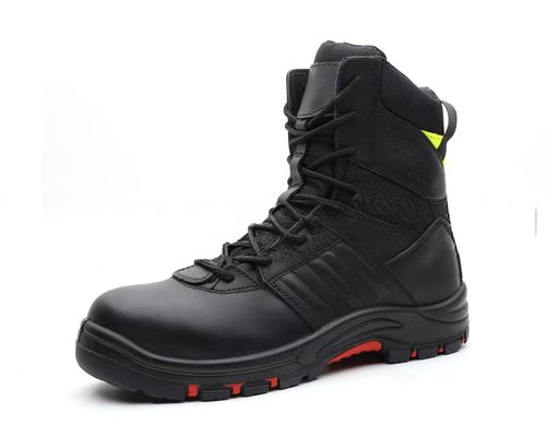 comprar Botas de seguridad antipunción para bomberos Unisex Botas de trabajo para dedos de acero a prueba de fuego online manufacture