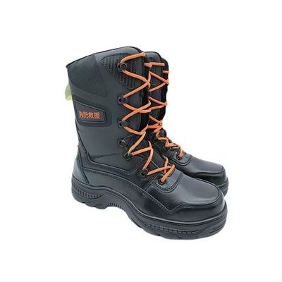 comprar Botas de cuero para bomberos unisex Anti impacto / anti punción Botas de fuego forestal online manufacture