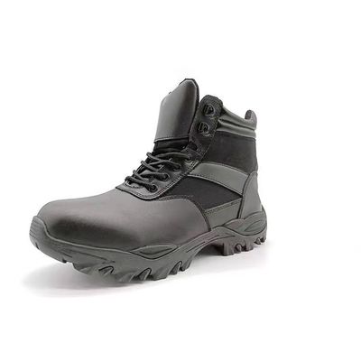 comprar Hombres Botas de desierto negras de grano completo Versátiles Trabajo de entrenamiento y calzado de senderismo online manufacture
