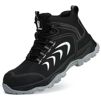 comprar Botas de excursión de cuero ligeras para hombres Impermeables zapatillas de montaña al aire libre online manufacture