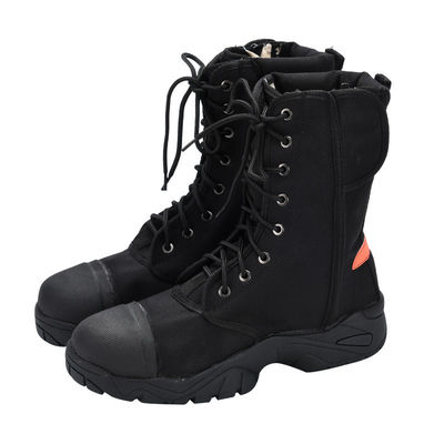 comprar Zapatos de trabajo negros con suela de caucho Botas de seguridad de lona unisex online manufacture