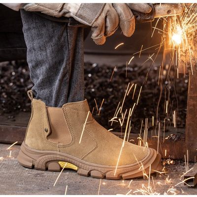 comprar Sapatos de seguridad de soldadura de pie de Kevlar de acero para hombres online manufacture