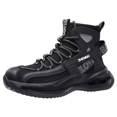 comprar Bota de seguridad de punto de vuelo gris/negro EVA Bota de trabajo de seguridad OEM con dedo de acero y suela media de kevlar online manufacture