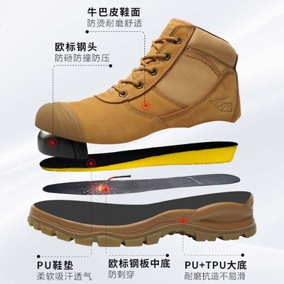 comprar Placa de acero botas de seguridad de la entresuela Europa TOE TOE TOE Zapatos para seguridad online manufacture
