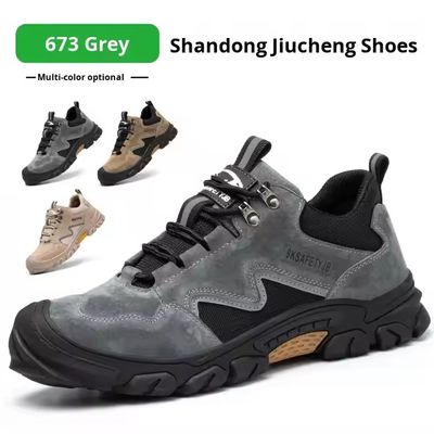 comprar OEM Kevlar Construction Safety Shoes Pigskin Work Shoes Steel Toe Anti Smashing Rubber Sole Safety Shoes online manufacture