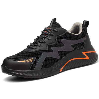 comprar Zapatos de seguridad eléctricos Zapatos de trabajo con puntera de plástico antigolpes para hombres Zapatos de trabajo con suela de EVA Zapatos de seguridad con entresuela de Kevlar Flyknit online manufacture