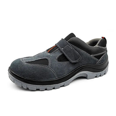 Zapatos de seguridad de construcción casual Zapatos de acero de cuero suede