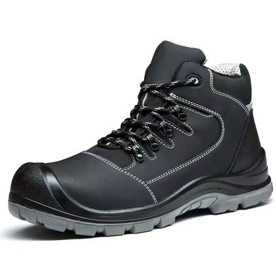 S3 Botas de trabajo de seguridad impermeables de tobillo de trabajo alto con dedo de acero