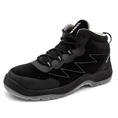 Zapatos de seguridad confortables para los dedos de acero, zapatos de protección industrial, botas de trabajo para hombres