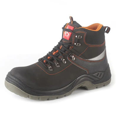Antiestático Seguridad Botas de trabajo Resistente al deslizamiento Seguridad Corredor de trabajo zapatos Negro