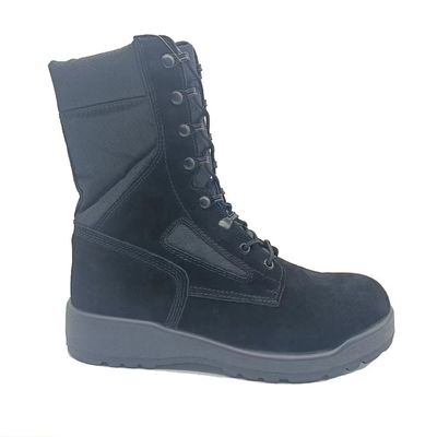 Zapatos tácticos de desierto negro con tapa alta Zapatos de senderismo al aire libre transpirables