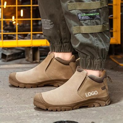 Botas de seguridad para hombres de goma aislada de 6kv de suéter con Kevlarr Antipunzante Botas de trabajo de suela media